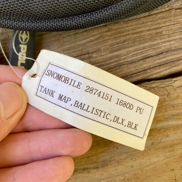 Polaris Snowmobile Tank Map Bag, Ballistic DLX Black 2874151 NICE! - Picture 5 of 8